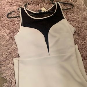 Black & White Mini Dress